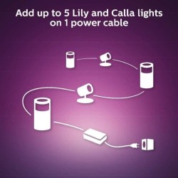 PHILIPS Kit extension 1 spot HW&CA Lily 8W - Anthracite