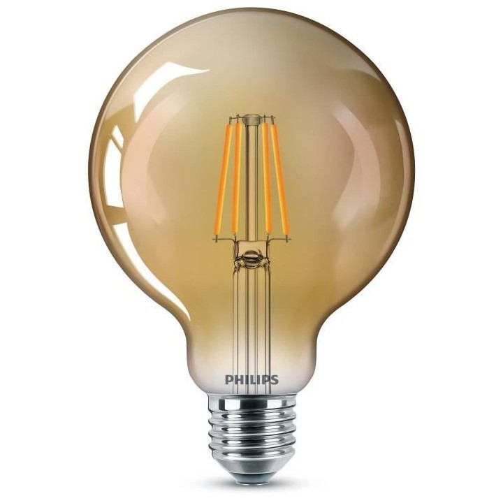 PHILIPS LED Globe Mini Vintage Filament 35W E27 Claire Ambrée Blanc C