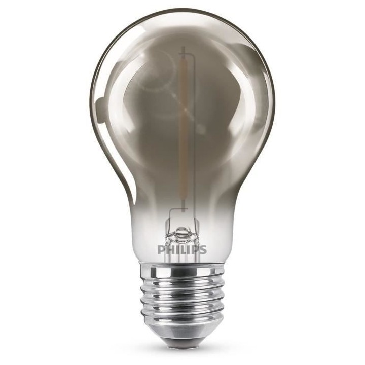 PHILIPS LED Classic 11W Standard Modern Filament Mini Smoky E27 Blanc
