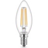 Philips ampoule LED Equivalent 60W E14 Blanc chaud Non dimmable, Verre