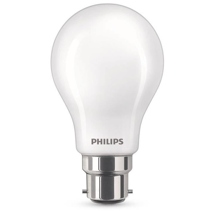 Philips ampoule LED Equivalent 40W B22 Blanc chaud non dimmable, verre