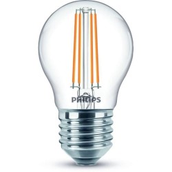 PHILIPS LED Classic 40W Sphérique E27 Blanc Chaud Non Dimmable