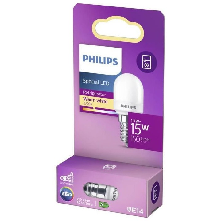 PHILIPS LED Tube T25 15W E14 Blanc Chaud Dépolie Non Dimmable
