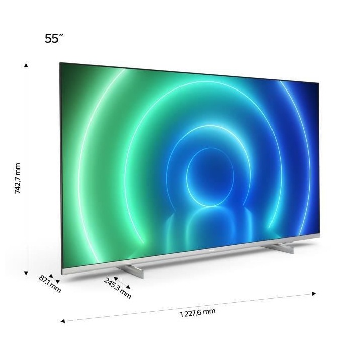 PHILIPS 55PUS7556 - TV LED UHD 4K - 55 (139cm) - Smart TV - Dolby Visi