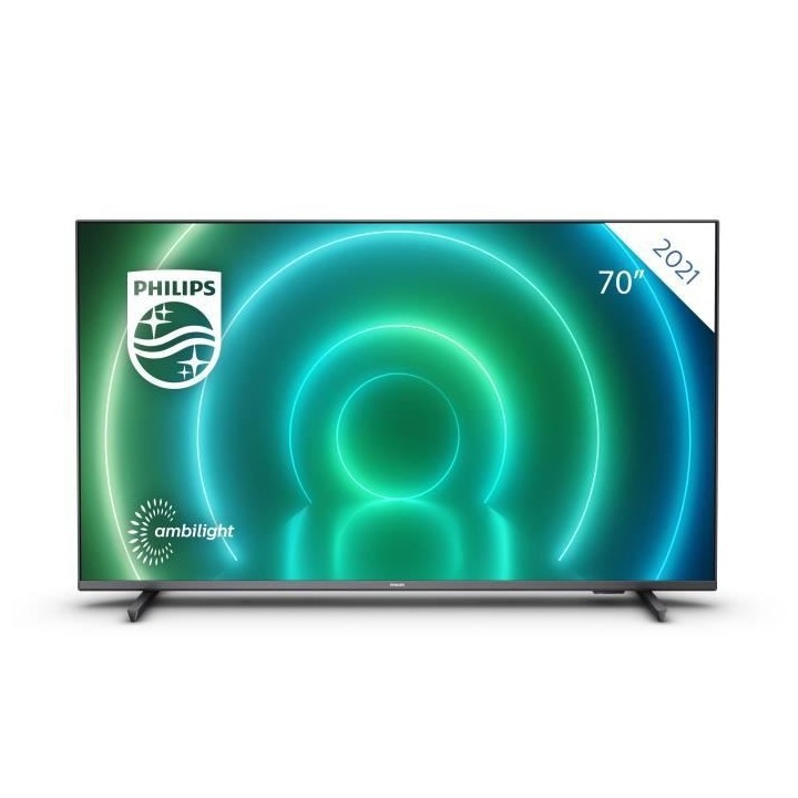 PHILIPS 70PUS7906 TV LED UHD 4K 70 (177cm) - Ambilight 3 côtés - And