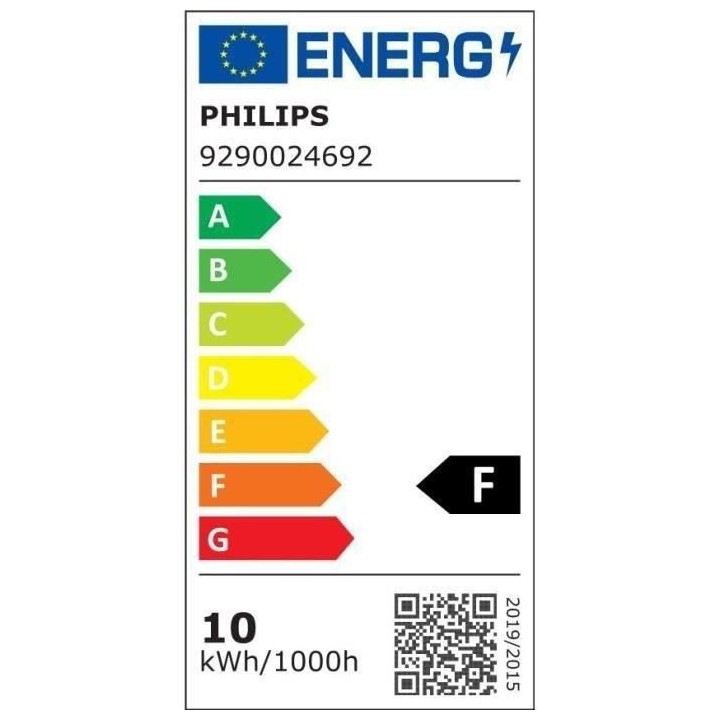 PHILIPS Hue White - Ampoule LED connectée E27 - 9,5W équivalent 75W