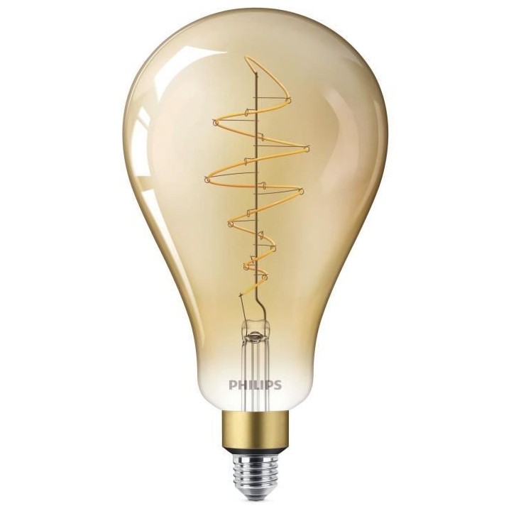 PHILIPS Ampoule LED Standard Giant - E27 - 40W Ambrée Verre Compatibl