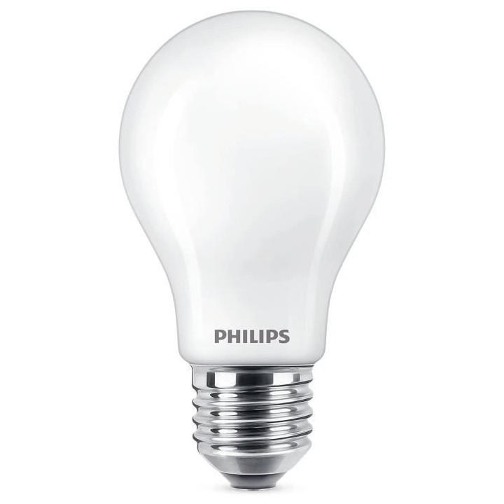 PHILIPS Ampoule LED Standard E27 - 100W Blanc Chaud Dépolie Verre Com