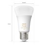 PHILIPS Hue White Ambiance - Ampoules LED connectées E27 - Compatible Bluetooth - Pack de 2