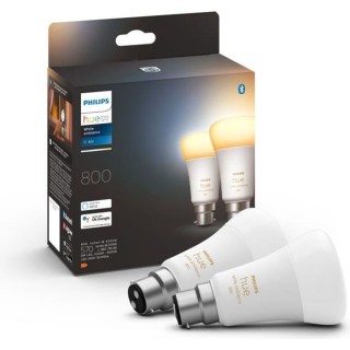 PHILIPS Hue White Ambiance - Ampoule LED connectée 10W - B22 - Compat