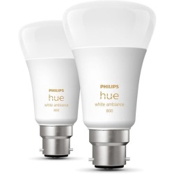 PHILIPS Hue White Ambiance - Ampoule LED connectée 10W - B22 - Compatible Bluetooth