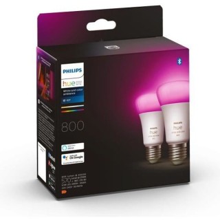 PHILIPS Hue White & Color Ambiance Ampoules LED connectées E27 - Comp