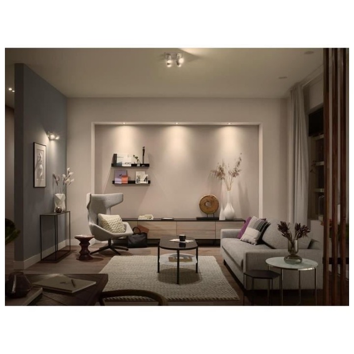 PHILIPS Hue White ampoule LED connectée GU10 - Compatible Bluetooth