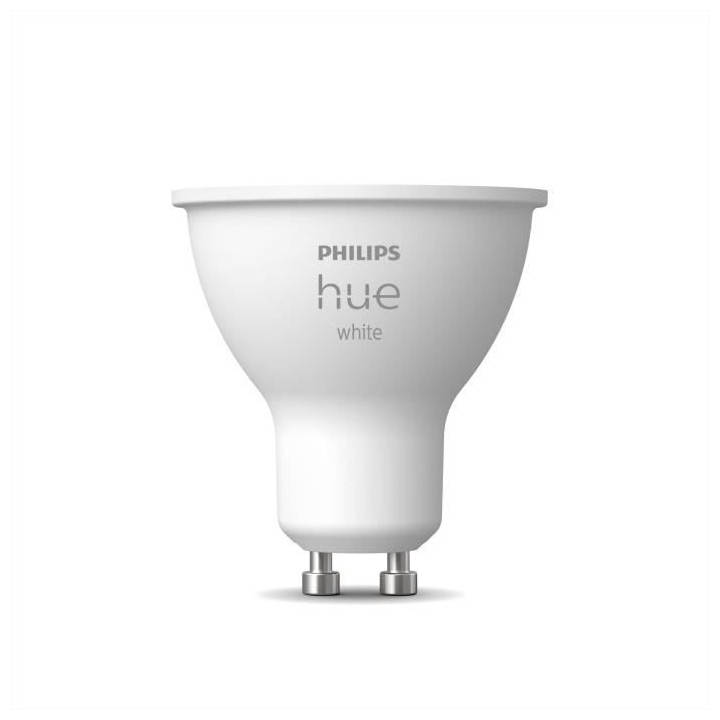 PHILIPS Hue White ampoule LED connectée GU10 - Compatible Bluetooth
