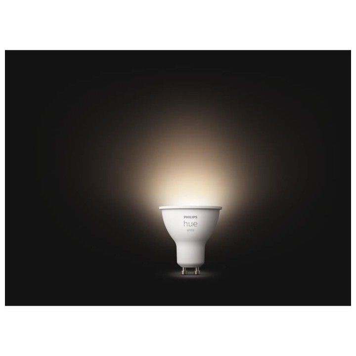PHILIPS Hue White ampoule LED connectée GU10 - Compatible Bluetooth