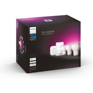 PHILIPS White & Color Ambiance Kit de démarrage ampoule LED connecté