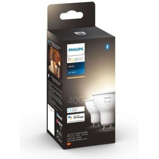 PHILIPS Hue White ampoules LED connectées GU10 - Compatible Bluetooth