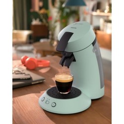 Machine a café dosette SENSEO ORIGINAL+ Philips CSA210/23, Booster d'arômes, Crema plus (mousse plus dense), 1 ou 2 tasses, Me