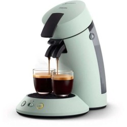 Machine a café dosette SENSEO ORIGINAL+ Philips CSA210/23, Booster d'arômes, Crema plus (mousse plus dense), 1 ou 2 tasses, Me