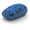 MICROSOFT Souris Bluetooth - Souris optique - 3 boutons - Sans fil - Bluetooth 5.0 - Camouflage Bleu Nuit