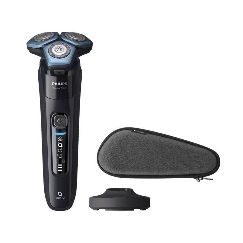 Rasoir PHILIPS Series 7000 S7783/35 Peaux sensibles, Wet&Dry, Lames SteelPrecision, Capteur de densité de barbe