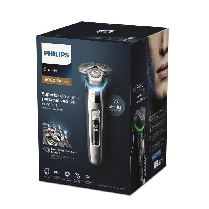 Rasoir PHILIPS Series 9000 S9985/35, Wet&Dry, Lames Dual SteelPrecisio
