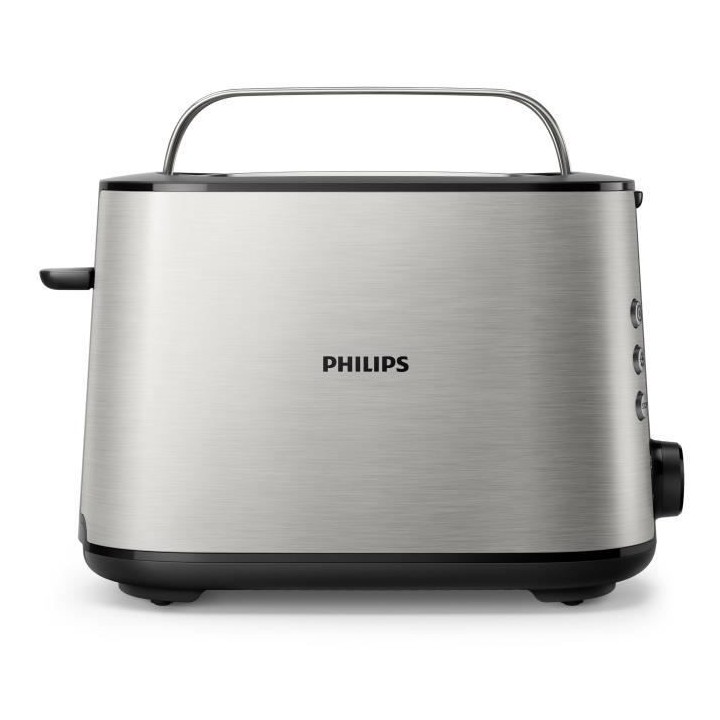 PHILIPS Grille-pain Viva Collection HD2650/90, 950W, 2 fentes, Métall