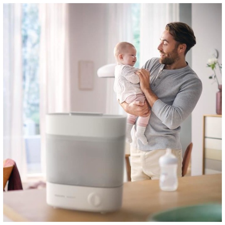 PHILIPS AVENT SCF291/00 Stérilisateur électronique 4 en 1 - Blanc