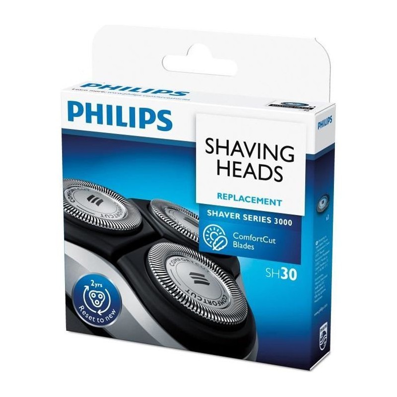 PHILIPS SH30/50 Lot de 3 Tetes de rasoir Series 1000 et 3000