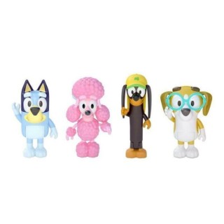 4 figurines des Amis de Bluey - MOOSE TOYS -