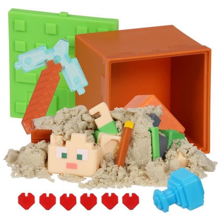MOOSE TOYS - Set de decouverte - Tresor x Minecraft (display x 12)