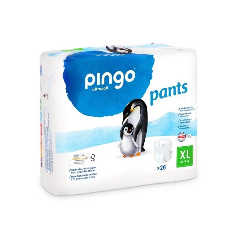 PINGO Couche-culotte Ecologique x26 - Taille 6