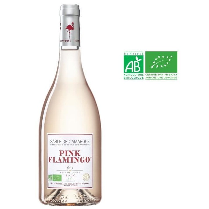 Pink Flamingo BIO rosé Camargue mill 2020 - IGP Sable de Camargue