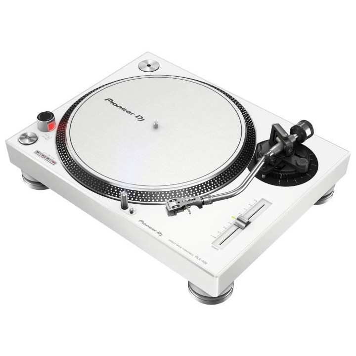 PIONEER PLX-500 Blanche - Platine vinyle a entraînement direct 3 vite