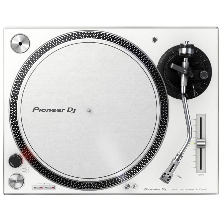 PIONEER PLX-500 Blanche - Platine vinyle a entraînement direct 3 vite
