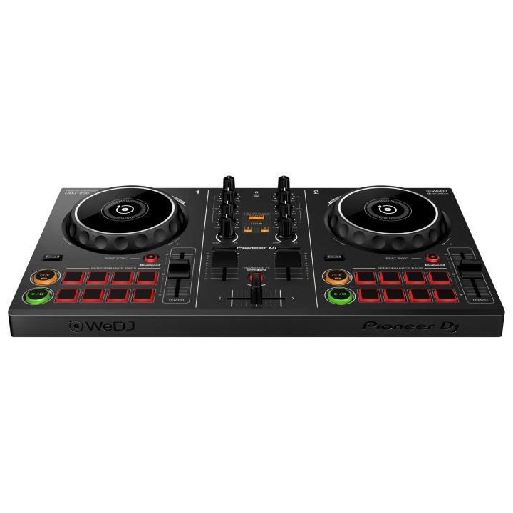 PIONEER DDJ-200 Contrôleur DJ compact 2 voies - Port USB et Bluetooth