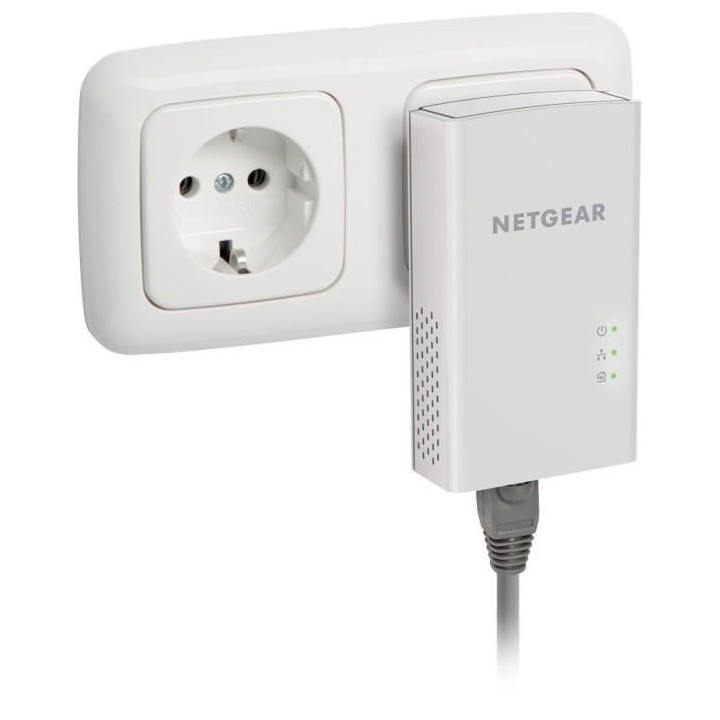 NETGEAR Pack de 2 CPL 1000 Mbit/s, 1 port Gigabit- Modele PL1000-100PE