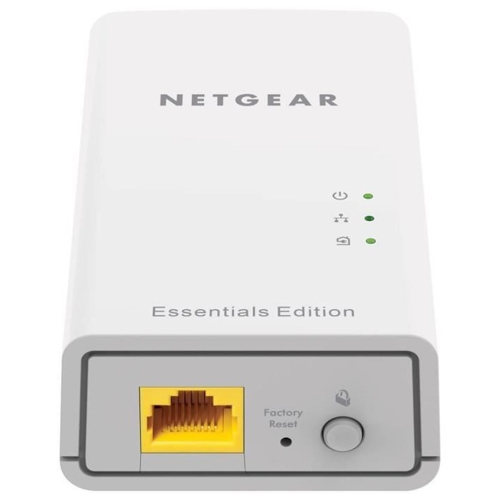 NETGEAR Pack de 2 CPL 1000 Mbit/s, 1 port Gigabit- Modele PL1000-100PE