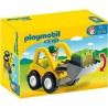 PLAYMOBIL - 6775 - PLAYMOBIL 1.2.3 - Chargeur et ouvrier