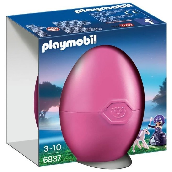 PLAYMOBIL - 6837 - oeuf de Pâques - Reine des étoiles avec bébé ch