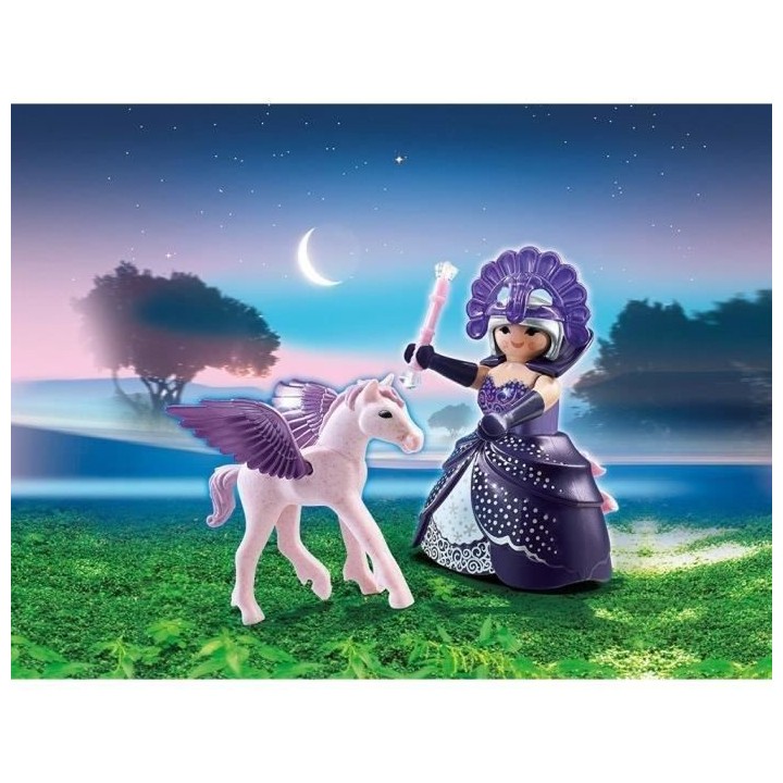 PLAYMOBIL - 6837 - oeuf de Pâques - Reine des étoiles avec bébé ch