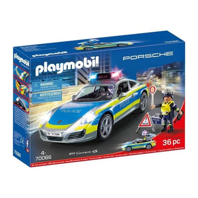 PLAYMOBIL 70066 - Porsche 911 Carrera 4S Police -