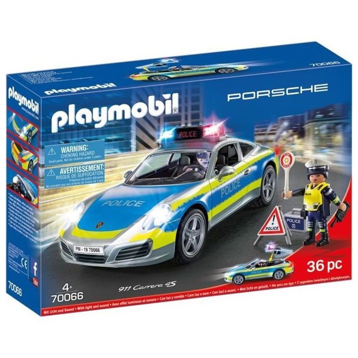 PLAYMOBIL 70066 - Porsche 911 Carrera 4S Police -
