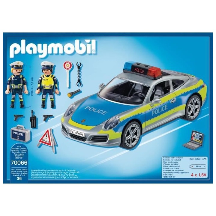 PLAYMOBIL 70066 - Porsche 911 Carrera 4S Police -