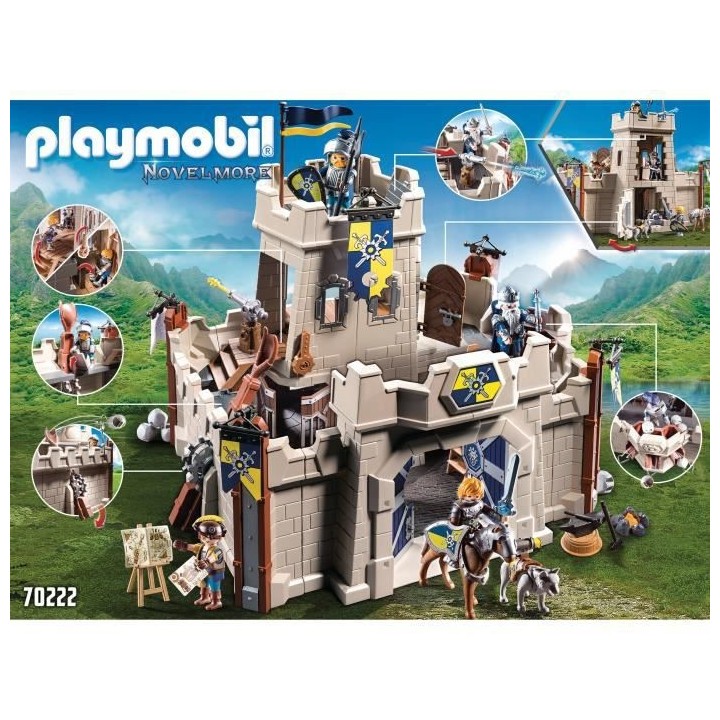 PLAYMOBIL - 70222- Novelmore - Citadelle des Chevaliers Novelmore