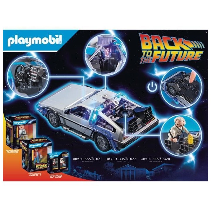 PLAYMOBIL - 70317 - Retour vers le Futur - DeLorean