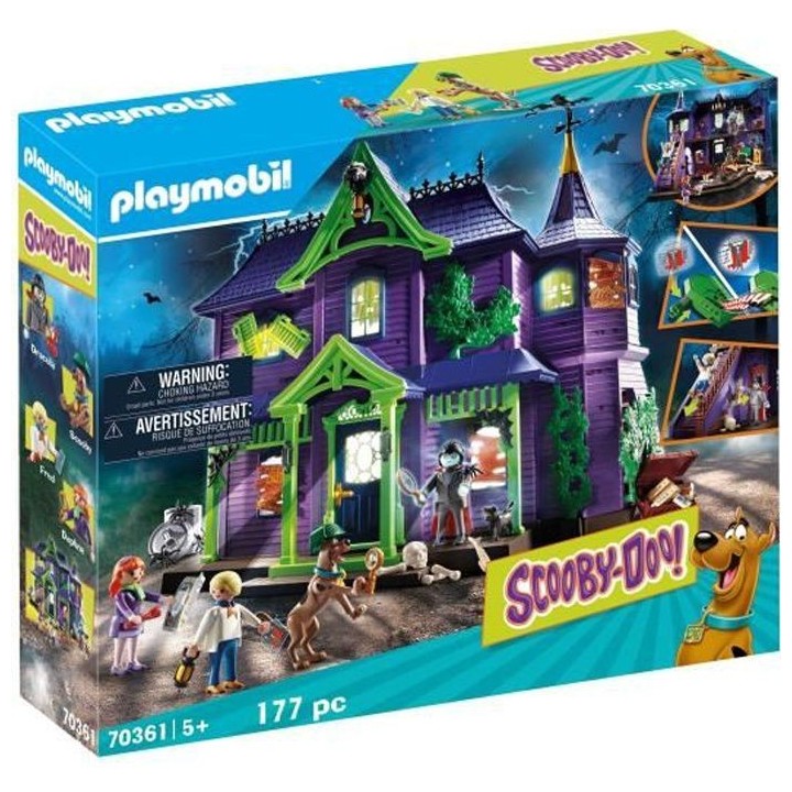 PLAYMOBIL - 70361 - SCOOBY-DOO! Histoires dans le Manoir Hanté