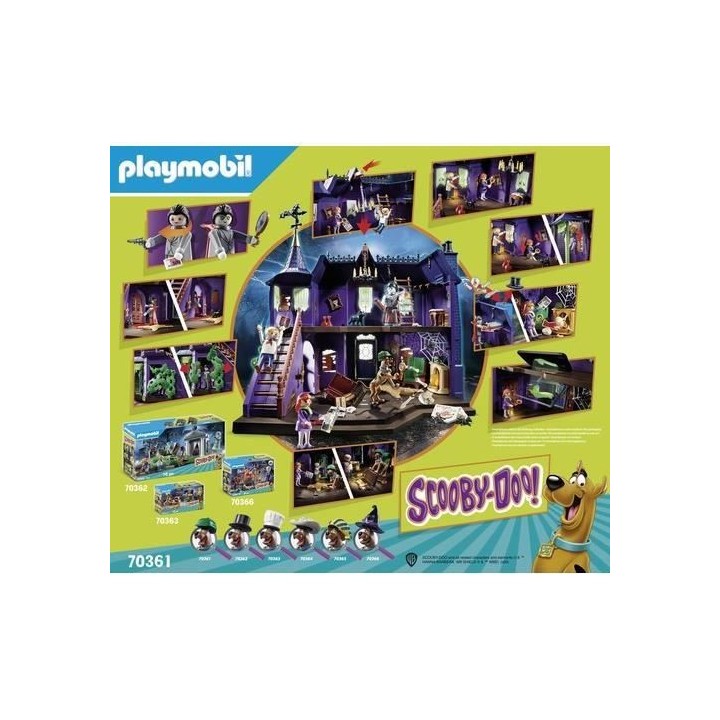 PLAYMOBIL - 70361 - SCOOBY-DOO! Histoires dans le Manoir Hanté