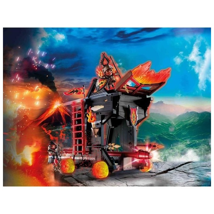 PLAYMOBIL - 70393 - Novelmore - Tour d'attaque mobile des chevaliers B