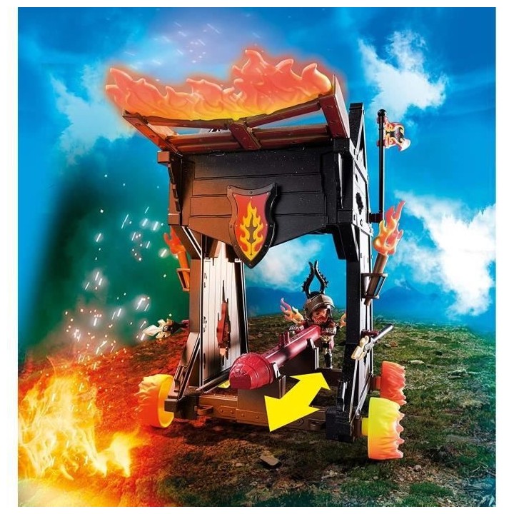 PLAYMOBIL - 70393 - Novelmore - Tour d'attaque mobile des chevaliers B